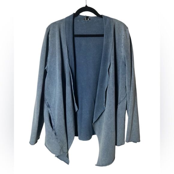Cable & Gauge Jacket Woman’s Size XL Rolled Edge Open Front - Picture 1 of 7
